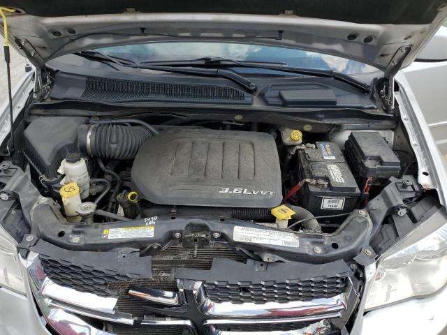 2D4RN3DG3BR640457 - 2011 DODGE GRAND CARA MAINSTREET SILVER photo 12