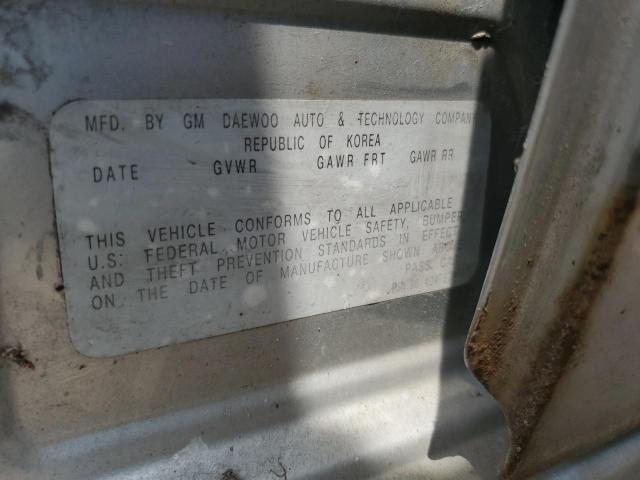 KL1TJ526X4B142799 - 2004 CHEVROLET AVEO LS 银色 照片 12