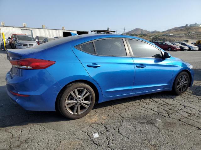 5NPD84LF7JH222542 - 2018 HYUNDAI ELANTRA SEL BLUE photo 3