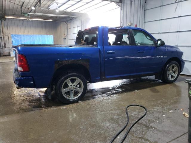 1D7RV1CTXAS172424 - 2010 DODGE RAM 1500 BLUE photo 3