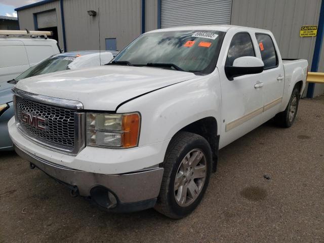 3GTEC13J38G200448 - 2008 GMC SIERRA C1500 WHITE photo 2