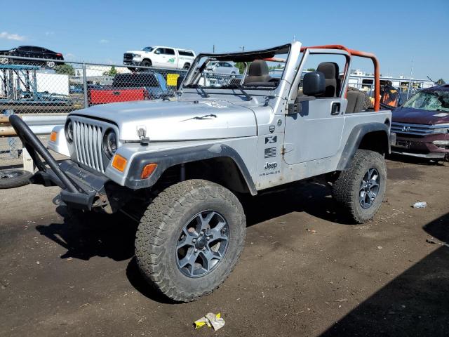 1J4FA39S06P719966 - 2006 JEEP WRANGLER X SILVER photo 1