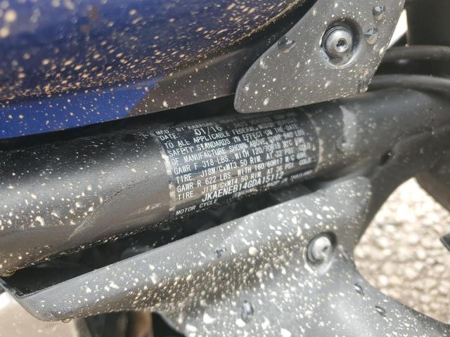 JKAENEB14GDA15112 - 2016 KAWASAKI EN650 B BLUE photo 10