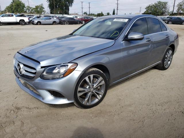 55SWF4KB0GU105999 - 2016 MERCEDES-BENZ C 300 4MATIC SILVER photo 2