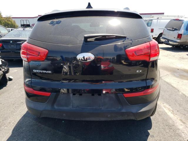 KNDPC3AC9E7631909 - 2014 KIA SPORTAGE EX BLACK photo 6