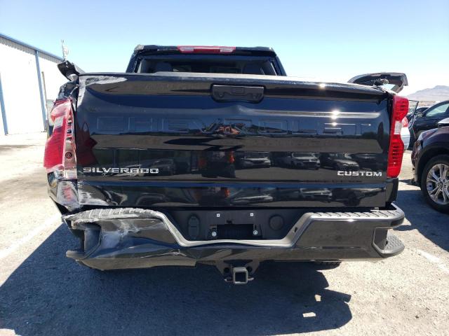 1GCPABEK2NZ641638 - 2022 CHEVROLET SILVERADO C1500 CUSTOM BLACK photo 6