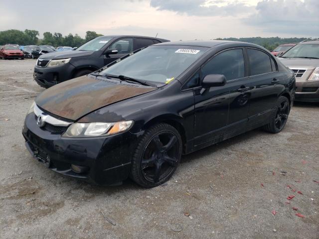 19XFA1F67AE074002 - 2010 HONDA CIVIC LX-S Noir photo 1