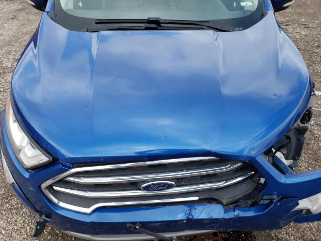 MAJ6P1WL5JC177534 - 2018 FORD ECOSPORT TITANIUM BLUE photo 11