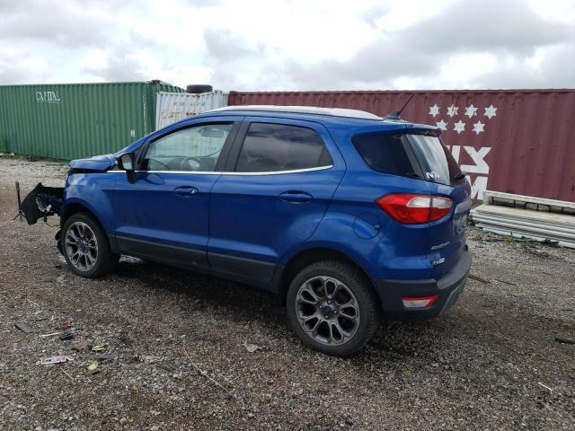 MAJ6P1WL5JC177534 - 2018 FORD ECOSPORT TITANIUM BLUE photo 2