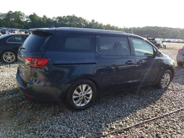 KNDMB5C14F6069535 - 2015 KIA SEDONA LX BLUE photo 3