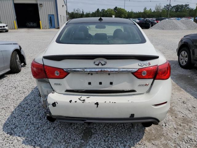 JN1FV7AR4GM451830 - 2016 INFINITI Q50 RED SPORT 400 WHITE photo 6