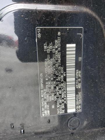 JTLZE4FEXDJ035507 - 2013 TOYOTA SCION XB BLACK photo 12