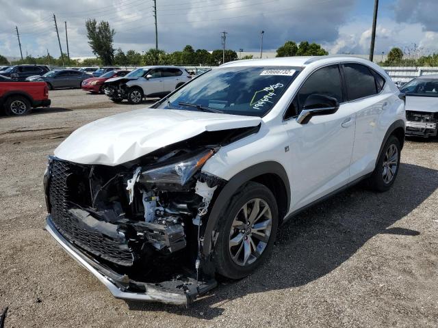 JTJSARBZXM2194694 - 2021 LEXUS NX 300 BASE თეთრი ფოტო 2