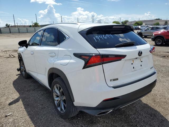 JTJSARBZXM2194694 - 2021 LEXUS NX 300 BASE თეთრი ფოტო 3