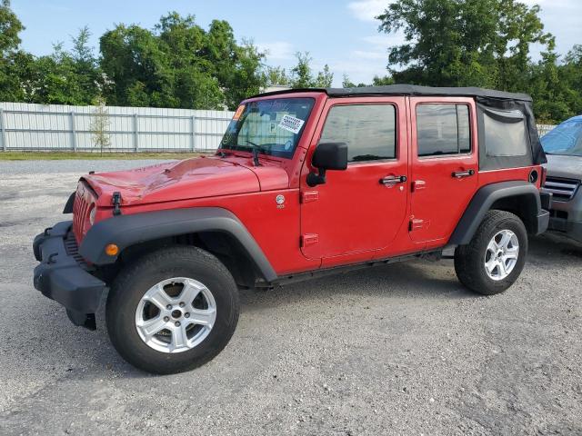 1J4GA39178L580456 - 2008 JEEP WRANGLER U X RED photo 1