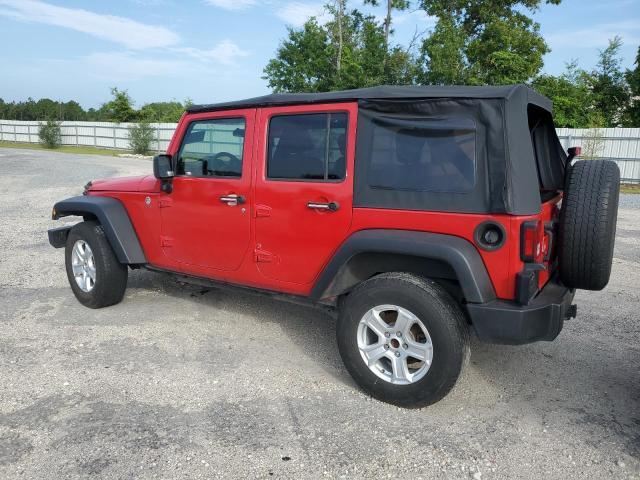 1J4GA39178L580456 - 2008 JEEP WRANGLER U X RED photo 2