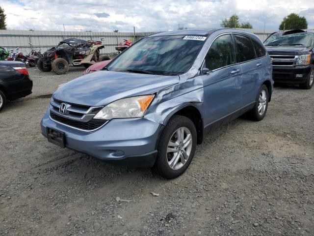 JHLRE4H78BC029638 - 2011 HONDA CR-V EXL BLUE photo 1