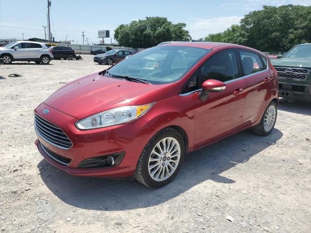 3FADP4FJXEM168811 - 2014 FORD FIESTA TITANIUM RED photo 1