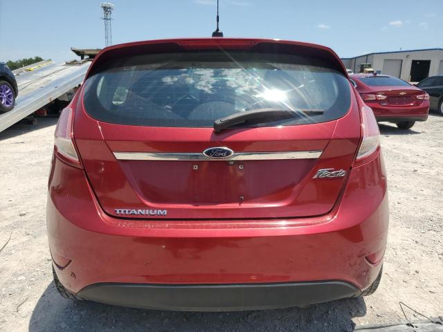 3FADP4FJXEM168811 - 2014 FORD FIESTA TITANIUM RED photo 6