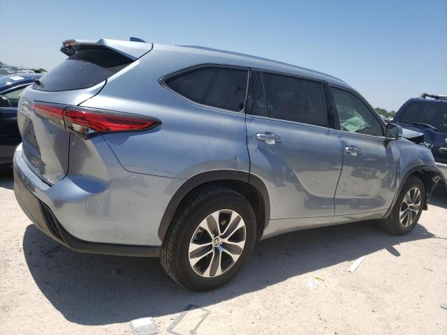 5TDGZRAH9MS081158 - 2021 TOYOTA HIGHLANDER XLE TURQUOISE photo 3