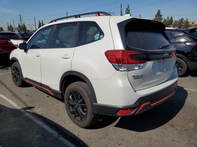 JF2SKAKC2KH558938 - 2019 SUBARU FORESTER SPORT WHITE photo 2