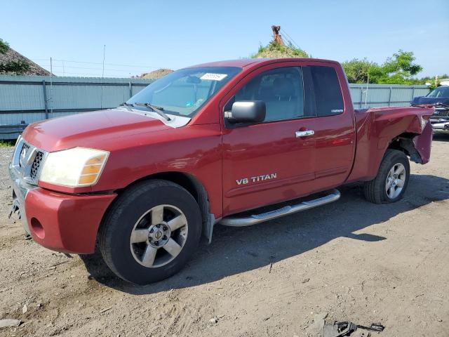 1N6AA06B36N552935 - 2006 NISSAN TITAN XE/S XE RED photo 1