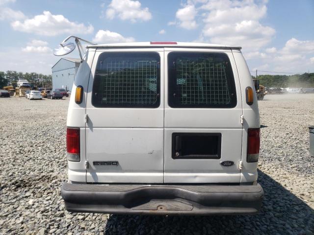 1FTNE24L16DA45831 - 2006 FORD ECONOLINE E250 VAN WHITE photo 6