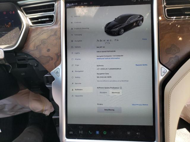 5YJSA1E17GF143018 - 2016 TESLA MODEL S Qara foto 9