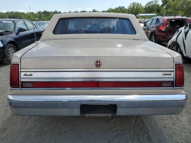 1LNBM82F3JY601611 - 1988 LINCOLN TOWN CAR SIGNATURE GRAY photo 6