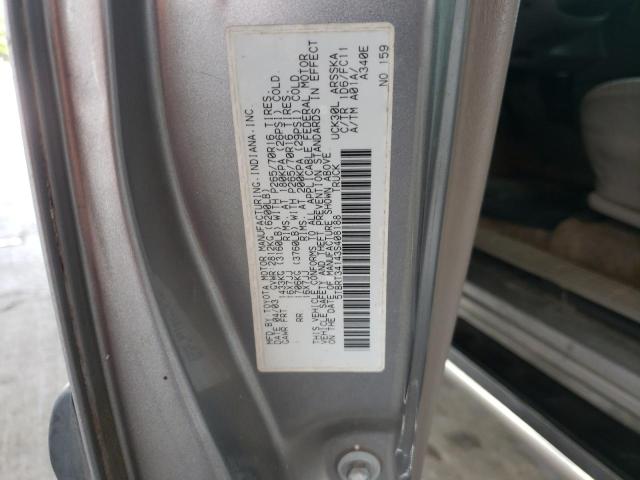 5TBRT34143S408188 - 2003 TOYOTA TUNDRA ACCESS CAB SR5 SILVER photo 12