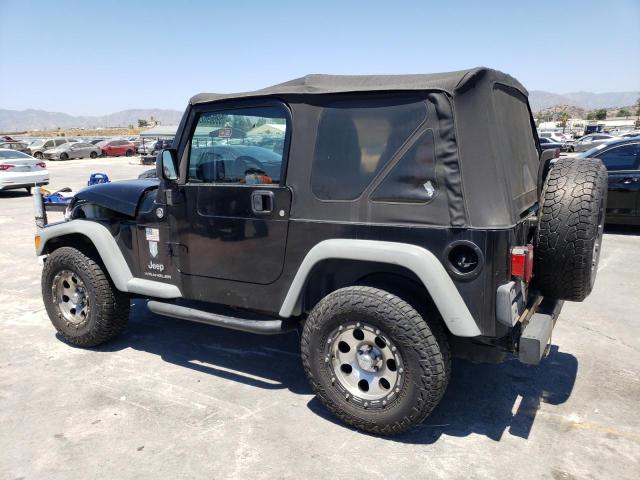 1J4FA39S76P776407 - 2006 JEEP WRANGLER X BLACK photo 2