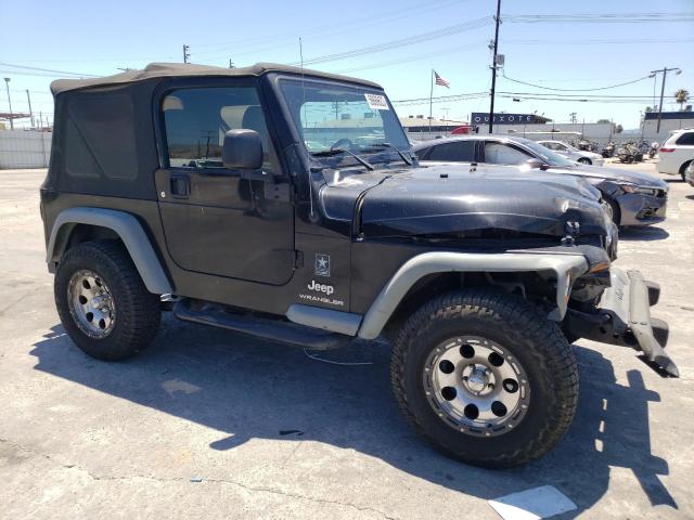 1J4FA39S76P776407 - 2006 JEEP WRANGLER X BLACK photo 4