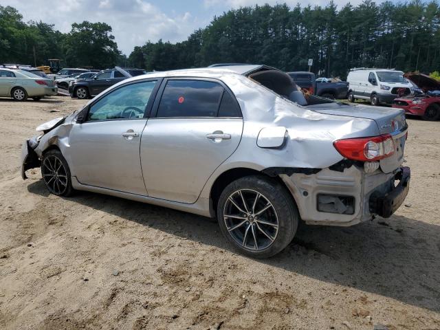 2T1BU4EE4BC734092 - 2011 TOYOTA COROLLA BASE SILVER photo 2