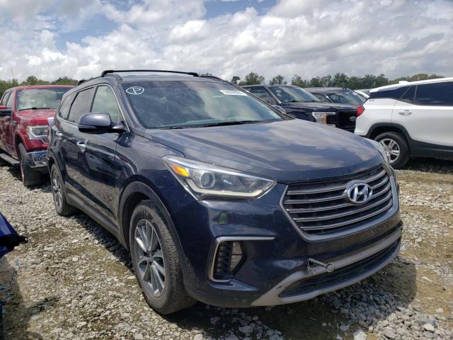 KM8SN4HF0KU302714 - 2019 HYUNDAI SANTA FE X SE BLUE photo 4