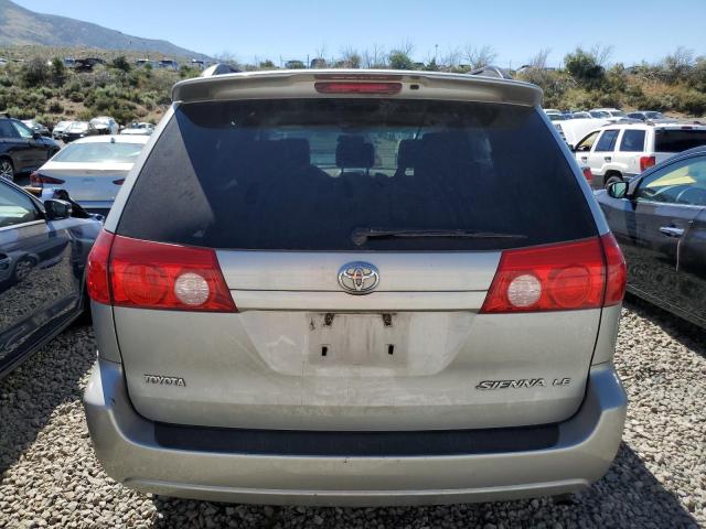 5TDZK23C88S201706 - 2008 TOYOTA SIENNA CE SILVER photo 6