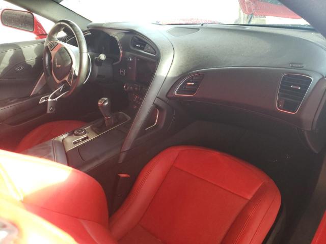 1G1YA2D73E5122714 - 2014 CHEVROLET CORVETTE STINGRAY 1LT RED photo 10