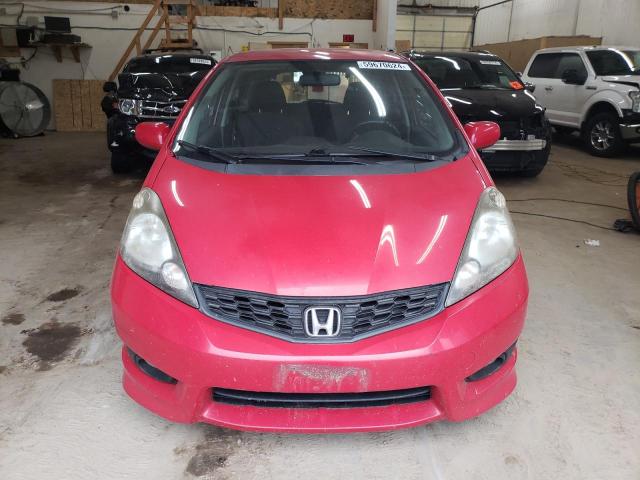 JHMGE8H58DC080603 - 2013 HONDA FIT SPORT RED photo 5