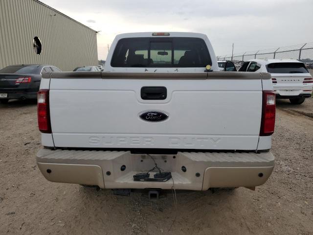 1FTWW3BR5AEA18360 - 2010 FORD F350 SUPER DUTY WHITE photo 6