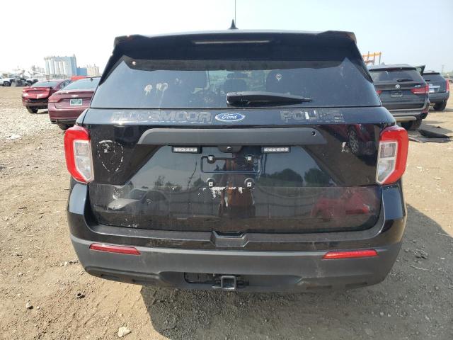 1FM5K8AB4PGB76366 - 2023 FORD EXPLORER POLICE INTERCEPTOR أسود صورة 6