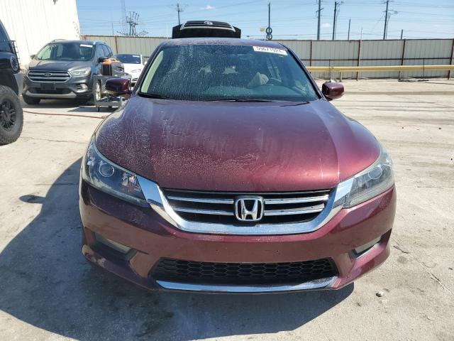 1HGCR2F89FA001910 - 2015 HONDA ACCORD EXL BURGUNDY photo 5