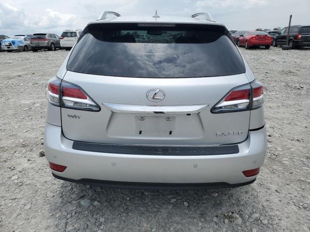 2T2ZK1BAXDC127617 - 2013 LEXUS RX 350 SILVER photo 6