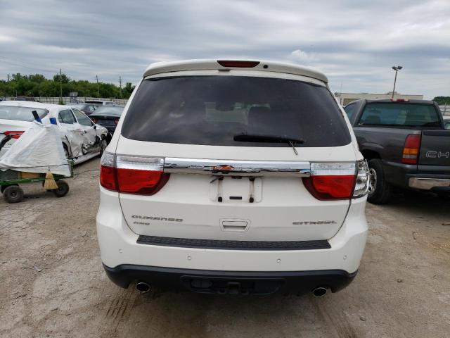 1D4SE5GT2BC695870 - 2011 DODGE DURANGO CITADEL WHITE photo 6