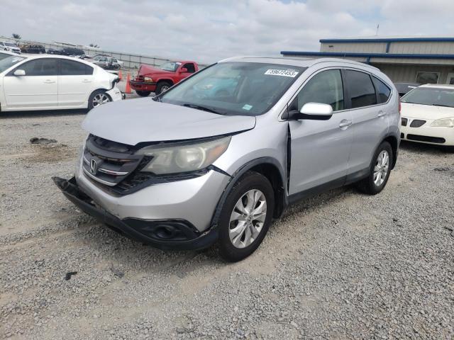 2HKRM4H73DH623755 - 2013 HONDA CR-V EXL SILVER photo 1