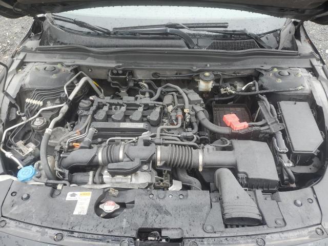 1HGCV1F12KA071400 - 2019 HONDA ACCORD LX BLACK photo 11