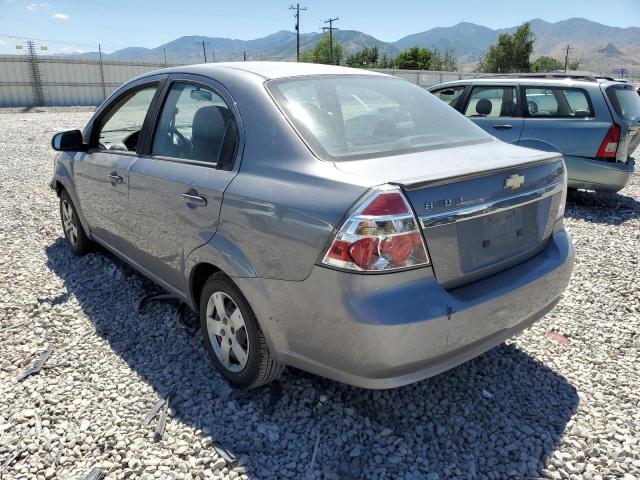KL1TD5DEXBB152807 - 2011 CHEVROLET AVEO LS 银色 照片 2