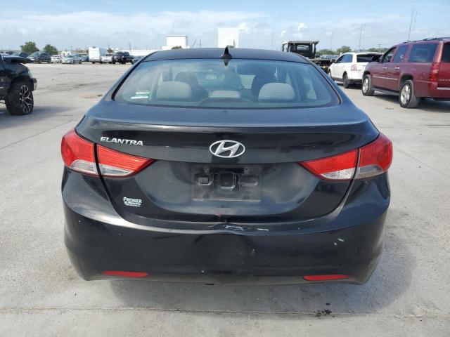 5NPDH4AE2BH020736 - 2011 HYUNDAI ELANTRA GLS BLACK photo 6