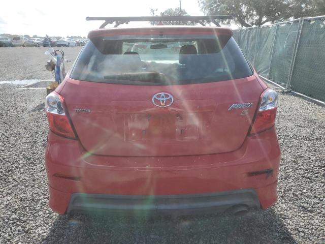 2T1KE40E09C001875 - 2009 TOYOTA COROLLA MA S RED photo 6