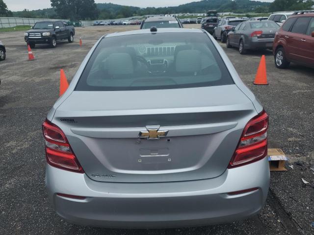 1G1JB5SB6K4136003 - 2019 CHEVROLET SONIC LS ვერცხლისფერი ფოტო 6