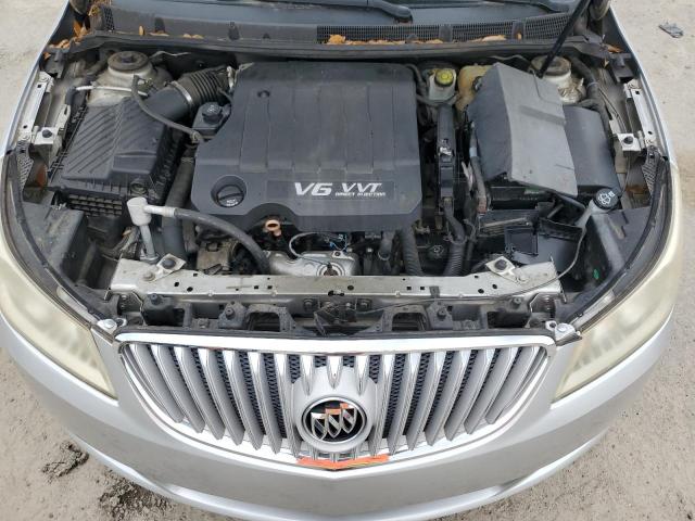 1G4GE5ED1BF112830 - 2011 BUICK LACROSSE CXS SILVER photo 11
