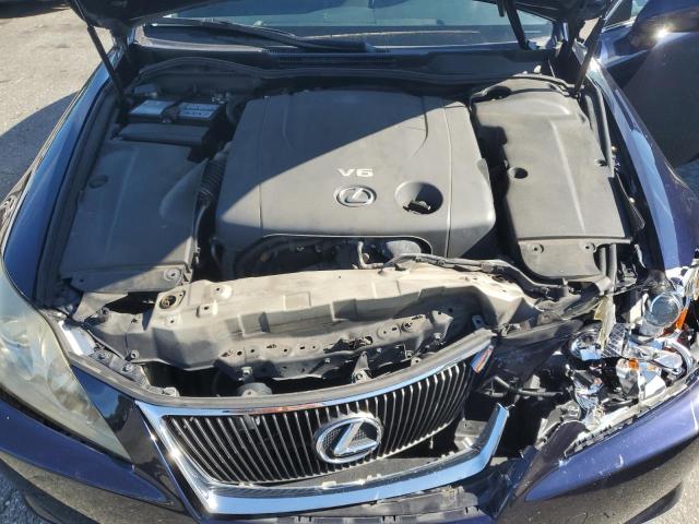 JTHBK262785060295 - 2008 LEXUS IS 250 BLUE photo 11